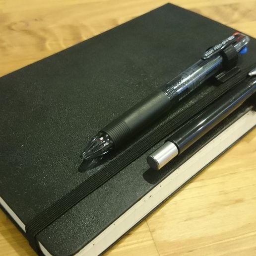 Free 3D file Moleskine Notebook Pen Holder・3D printing design to download・Cults