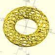 voronoi_torus.jpg Free STL file Voronoi Torus・Design to download and 3D print