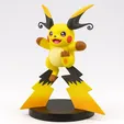 mega-raichu-x.webp Mega-Raichu X Pokemon Leyendas Z/A Figura en STL y OBJ