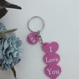 1681941809214.jpg "I Love You" Heart Keychain - Personalized Love Key Holder