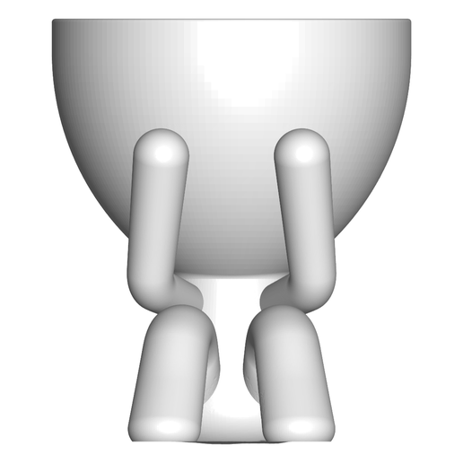 MACETA FLORERO ROBERT PLANT - POT GLASS ROBERT SABIOS NO VE - THE POT GLASS ROBERT SABIOS DOES NOT SEE 3D model