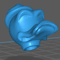 Screenshot-2023-06-03-002832.png 3D file Howard The Duck Head ( Brick Compatible )・3D printer model to download