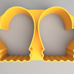 topSmall.png Free STL file Cookie Cutters Mittens (2x1)・3D printing template to download, Wilko