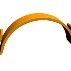 banda.png Fichier STL bande de couverture incurvée・Plan pour impression 3D à télécharger