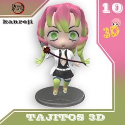 Free STL file Kimetsu No Yaiba  Tanjiro 🎨・Object to download and to 3D  print・Cults