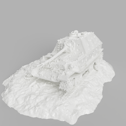 Ferdinand-German-Tank.png Archivo STL German Tank Ferdinand・Modelo de impresora 3D para descargar