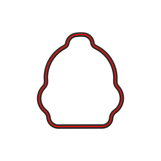 Backpack Front View Cookie Cutter STL File - 4 inches