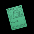 bulbassaur.png INITIAL TRIO OF POKEMON KANTO CHARMANDER, BULBASAUR AND SQUIRTLE POKEMON CARDS