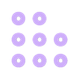 8_x_Bearing_Cap.stl Rotating Carousel for Parts Containers