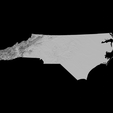 4.png Topographic Map of North Carolina – 3D Terrain