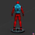 001e.jpg Scarlet Spider -Spider man - Marvel comics - High Quality 3D print model