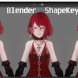 5.png Blood Assassin Girl - Realistic Female Character - Blender Eevee