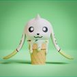 sorvete-terriermon-render-2.jpeg Digimon - Ice Cream Terriermon