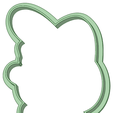 Contorno.png My whole melody christmas cookie cutter