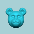 bf2.png Jelly Candy Molding Bear Face - Gummy Mould