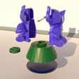 1.jpg STL file LOW POLY ELEPHANT MONEY BOX・Model to download and 3D print