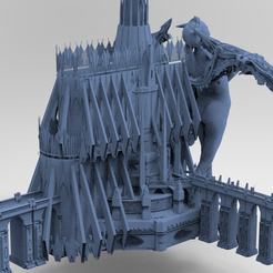 untitled.1047.png OBJ file Cathedral Palace Baroque gothic Statue・Design to download and 3D print, aramar