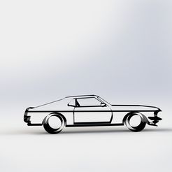 ford-mustang-1960.jpg Archivo 3D Ford Mustang・Plan imprimible en 3D para descargar