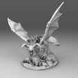 1.png Dragon's Lair miniatures - Dragon attacking