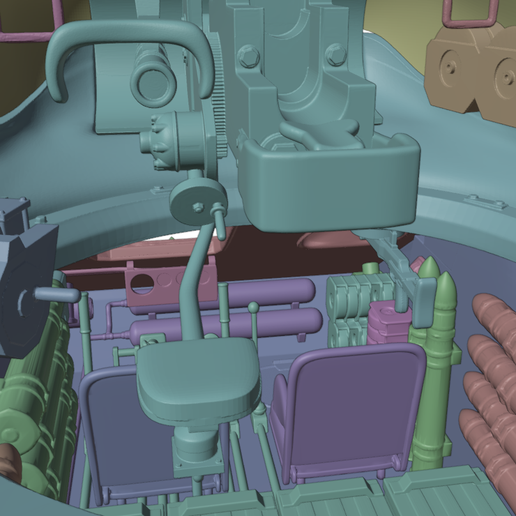 🪖 1/35 Full-interior T-34/85 Tank・Free STL File for 3D printing・Cults