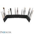 foldableBrushHolder_1.jpg Ensemble de porte-brosses pliable - solutions de bureau flexibles