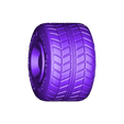 Front_Right_Tyre.stl Crash Team Racing Nitro Fueled based Crash Bandicoot 3D print model