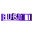 Bugatti_Veyron_Fliptext.stl bugatti veyron