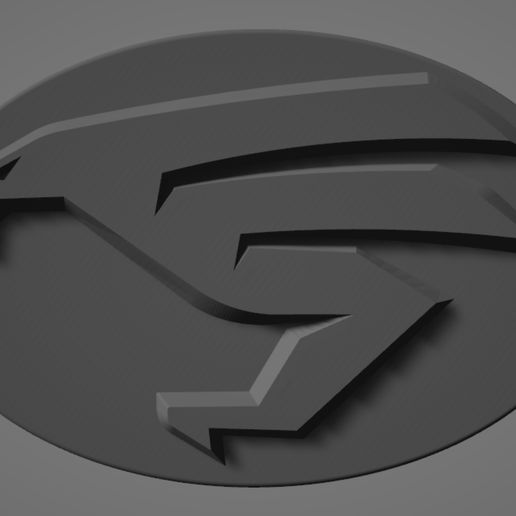 Toyota Harier logo 3D model