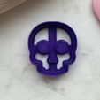 tempImagePgW6sB.jpg Skull Halloween Cookie Cutter | 6 Sizes | Digital STL File | 3D Printing