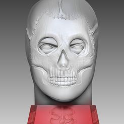 1.jpg Fichier STL support pour casque d'écoute call of duty ghost・Modèle à télécharger et à imprimer en 3D