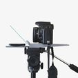 teleprompter_flowalistik_2.jpg Free STL file Smartphone Teleprompter - Tripod Adapter・3D printing template to download
