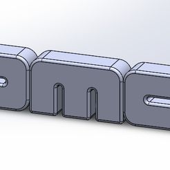 img1.PNG Free 3D file DeLorean Logo keychain (2 version)・3D print design to download