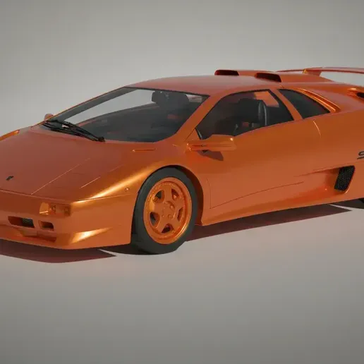Lamborghini Diablo SV – 1995 Italian Supercar STL 3D Print Model