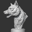 06.png Wolf Head AM02 3D print model