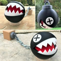 CHOMP-collage.jpg Fichier 3D CHAINE CHOMP・Modèle pour imprimante 3D à télécharger