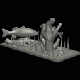 bass-R-13.png two bass scenery in underwather for 3d print detailed texture