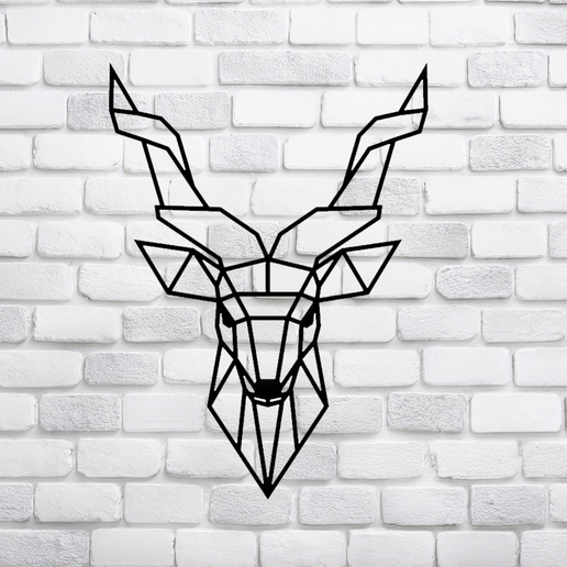 Deer.png Cerf - Mur géométrique