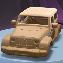 aa001.png Файл STL JEEP WRANGLER RUBICON HARDTOP 2010 (1/24) кузов автомобиля с печатью・Модель 3D-принтера для скачивания