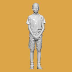 DOWNSIZEMINIS_boystand106a.jpg Fichier STL SUPPORT DE GARÇON POUR DIORAMA PERSONNAGE・Objet pour impression 3D à télécharger