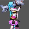 12.jpg JINX LEAGUE OF LEGENDS PRETTY sexy GIRL GAME ANIME CHARACTER LOL