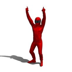 V-DIMETRICA.jpg STL file DRIVER / PILOT / RACER VICTORY / MINIATURE 1:64・3D printing model to download