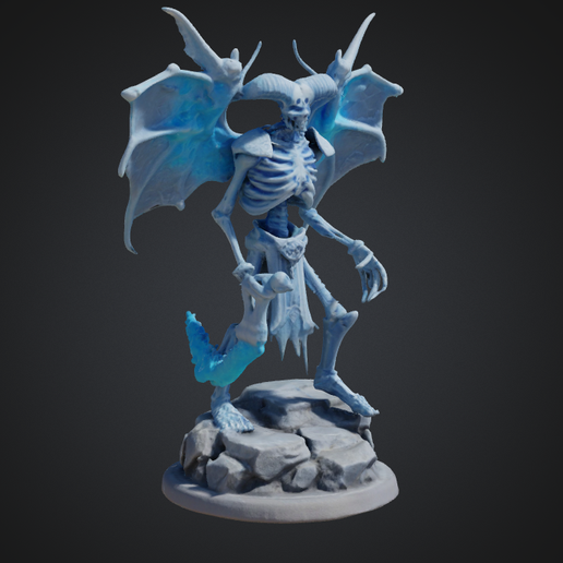 FREE ice undead blue demon game rpg 3D model