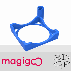 affiche carré.png STL file Post-it display and pen holder・3D print design to download
