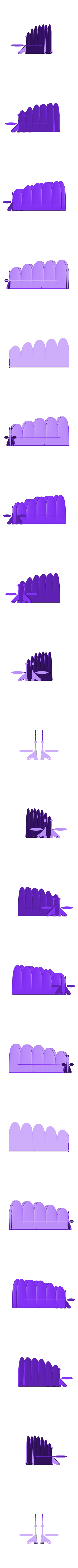 V-tail-Feathers01.STL Melusine - 3D printed electric glider and FPV platform