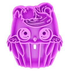 Cookie-Cutter-CCSP31_0001.jpg Fichier STL Découpeur de biscuits hibou CCSP31・Modèle à télécharger et à imprimer en 3D