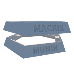 mm.png STL-Datei BENANNTE BASEN FÜR MODULARE HEXBASES M kostenlos・Vorlage für den 3D-Druck zum herunterladen