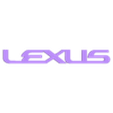 lexus_t.stl Lexus Logo Flat