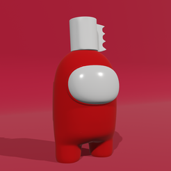 toilet_1.png Fichier STL Parmi nous, le chapeau en papier toilette・Design pour imprimante 3D à télécharger