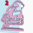 rocketpunch2.png Rocket Punch v2 Kpop Display Logo Ornament