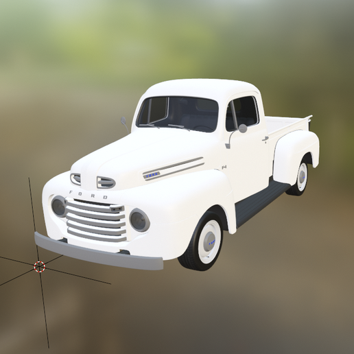 Ford F 1948 3D model